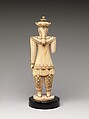 Portrait of the Sinhalese King Sri Vikrama Raja Sinha (r. 1798–1815), Ivory with engraved and painted design, Sri Lanka, Kandy district