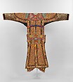Theatrical Costume for the Role of a Warrior, Silk, metallic thread, metal, glass, China
