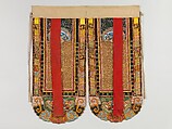 Theatrical Costume for the Role of a Warrior, Silk, metallic thread, metal, glass, China