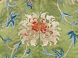 Jacket for a Theatrical Costume, Silk embroidery on silk satin damask; bands: silk and metallic-thread embroidery on silk satin, China
