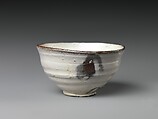 Tea bowl, Tsujimura Shirō (Japanese, born 1947), Stoneware with white slip, Japan