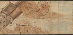 Illustrated Legends of the Kitano Tenjin Shrine (Kitano Tenjin engi emaki), Set of five handscrolls; ink, color, and cut gold leaf (kirikane) on paper, Japan
