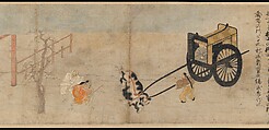Illustrated Legends of the Kitano Tenjin Shrine (Kitano Tenjin engi emaki), Set of five handscrolls; ink, color, and cut gold leaf (kirikane) on paper, Japan