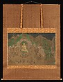 Scene from the Life of the Buddha, Section from a cycle of eight scenes from the life of the Buddha; ink, color, and gold on silk, Japan