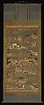 Illustrated Biography of Prince Shōtoku (Shōtoku Taishi e-den), One of two hanging scrolls; ink, color, and gold on silk, Japan
