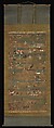Illustrated Biography of Prince Shōtoku (Shōtoku Taishi e-den), One of two hanging scrolls; ink, color, and gold on silk, Japan