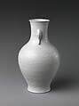 Vase with Elephant Heads and Cloud Designs, Soft-paste porcelain with incised and applied decoration (Jingdezhen ware), China