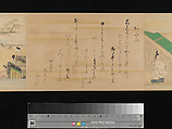 The Tale of Genji, Attributed to Kaihō Yūsetsu (Japanese, 1598–1677), Set of two handscrolls; ink and color on paper, Japan