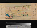 The Tale of Genji, Attributed to Kaihō Yūsetsu (Japanese, 1598–1677), Set of two handscrolls; ink and color on paper, Japan