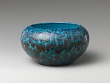Bowl, Porcelain with peacock feather glaze (Jingdezhen ware), China