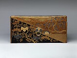 Stationery Box in Kōdaiji style, Gold- and silver-foil inlay, gold maki-e, on lacquered wood, Japan