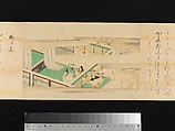 The Tale of Genji, Attributed to Kaihō Yūsetsu (Japanese, 1598–1677), Set of two handscrolls; ink and color on paper, Japan