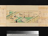 The Tale of Genji, Attributed to Kaihō Yūsetsu (Japanese, 1598–1677), Set of two handscrolls; ink and color on paper, Japan