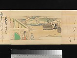The Tale of Genji, Attributed to Kaihō Yūsetsu (Japanese, 1598–1677), Set of two handscrolls; ink and color on paper, Japan