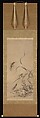 Millet and Sparrows, Geiai (active mid-16th century), Hanging scroll; ink on paper, Japan