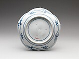 Dish with Phoenixes, Porcelain painted with colored enamels over transparent glaze (Hizen ware), Japan