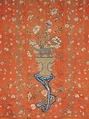 Double-sided Hanging, Silk embroidery on silk satin, China, for the European market
