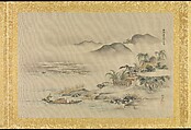 Album of Copies of Chinese Paintings, Kano Tsunenobu (Japanese, 1636–1713), Album of thirty paintings; ink and color on silk, Japan