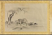 Album of Copies of Chinese Paintings, Kano Tsunenobu (Japanese, 1636–1713), Album of thirty paintings; ink and color on silk, Japan