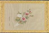 Album of Copies of Chinese Paintings, Kano Tsunenobu (Japanese, 1636–1713), Album leaf; ink and color on silk, Japan