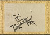Album of Copies of Chinese Paintings, Kano Tsunenobu (Japanese, 1636–1713), Album leaf; ink and color on silk, Japan