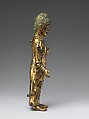 Standing Buddha, Gilt bronze, Korea