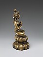 Tara, Brass inlaid with silver and copper, Pakistan (Swat Valley region)