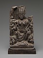 Gaja Lakshmi, Goddess of Fortune, Stone, India (Jammu and Kashmir, ancient kingdom of Kashmir)