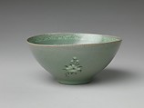 Bowl with decoration of fish, Stoneware with inlaid design under celadon glaze, Korea