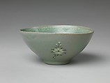 Bowl with decoration of fish, Stoneware with inlaid design under celadon glaze, Korea