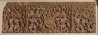 Lintel with a Mask of Kala, Stone, Thailand
