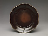 Dish with lobed rim, Lacquer with gilding, China