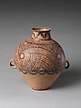 Jar (Hu), Earthenware with painted decoration, China