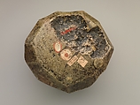 Jar, Hon&#39;ami Kōetsu (Japanese, 1558–1637), Clay, red and green glaze (Kyoto ware), Japan