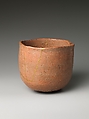 Teabowl, Hon&#39;ami Kōetsu (Japanese, 1558–1637), Clay covered with glaze, except on lower part where it is left bare, Japan
