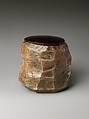 Jar, Hon&#39;ami Kōetsu (Japanese, 1558–1637), Clay, red and green glaze (Kyoto ware), Japan