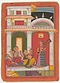 Vilaval Ragini: Folio from a ragamala series (Garland of Musical Modes), Ink and opaque watercolor on paper, India (Rajasthan, Sirohi)