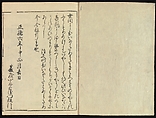 Book I, separate 1 Order Book of Kosode Patterns (Chūmon no hiinagata/Hiinagata chūmon chō), Imura Katsukichi (Japanese, active early 18th century), Woodblock-printed book; ink on paper, Japan