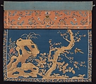 Table Valance with Winter Garden, Silk, metallic thread, and feather tapestry (kesi), China