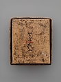 Writer's Box, In the style of Ogata Kenzan (Japanese, 1663–1743), Clay with crackled glaze, decorated on outside and inside (Kyoto ware, Kenzan style), Japan