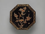 Coal container, School of Ogata Kōrin (Japanese, 1658–1716), Wood, metal, mother-of-pearl, lacquer, Japan