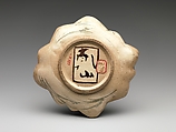 Dish with Design of Maple Leaves in a Stream, Style of Ogata Kenzan (Japanese, 1663–1743), Stoneware with colored enamels (Kyoto ware), Japan