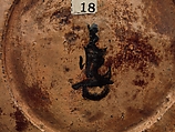 Incense Burner (kōro) with Design of Grasses, Cherry Blossoms and Butterflies, Hon&#39;ami Kōetsu (Japanese, 1558–1637), Clay; yellow glaze; decoration of flowers, grasses and butterflies; perforated iron cover (Kyoto ware), Japan
