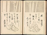 One Hundred Paintings of the Ogata Lineage (Ogata ryu hyakuzu), Nakano Kimei (Japanese, 1834–1892), Set of two Woodblock printed books; ink on paper, Japan