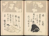 One Hundred Paintings of the Ogata Lineage (Ogata ryu hyakuzu), Nakano Kimei (Japanese, 1834–1892), Set of two Woodblock printed books; ink on paper, Japan