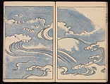 Kōrin's Painting Style (Kōrin gashiki), Aikawa Minwa (Japanese, active 1806–1821), Set of two Woodblock printed books; ink and color on paper, Japan