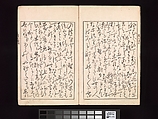 Spread 3 Ōson (Hōitsu) Picture Album (Ōson gafu), Sakai Hōitsu (Japanese, 1761–1828), Woodblock printed book; ink and color on paper, Japan