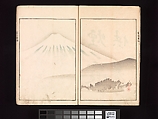 Spread 5 Ōson (Hōitsu) Picture Album (Ōson gafu), Sakai Hōitsu (Japanese, 1761–1828), Woodblock printed book; ink and color on paper, Japan