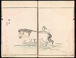 Sketches Reproduced from Works of Famous Artists, Kawanabe Kyōsai 河鍋暁斎 (Japanese, 1831–1889) and many others, Ink and color on paper, Japan