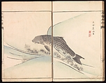 Sketches Reproduced from Works of Famous Artists, Kawanabe Kyōsai 河鍋暁斎 (Japanese, 1831–1889) and many others, Ink and color on paper, Japan